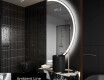 Espejo LED Media Luna Moderno - Iluminación de Estilo para Baño A222 #3