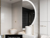 Espejo LED Media Luna Moderno - Iluminación de Estilo para Baño A222 #4