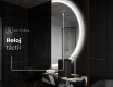 Espejo LED Media Luna Moderno - Iluminación de Estilo para Baño A222 #8