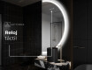 Espejo LED Media Luna Moderno - Iluminación de Estilo para Baño A222 #7