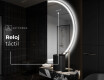 Espejo LED Media Luna Moderno - Iluminación de Estilo para Baño A223 #8