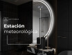 Espejo LED Media Luna Moderno - Iluminación de Estilo para Baño A223 #6