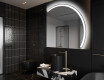 Espejo LED Media Luna Moderno - Iluminación de Estilo para Baño Q222