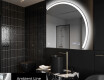 Espejo LED Media Luna Moderno - Iluminación de Estilo para Baño Q222 #3