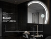 Espejo LED Media Luna Moderno - Iluminación de Estilo para Baño Q222 #5
