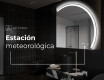 Espejo LED Media Luna Moderno - Iluminación de Estilo para Baño Q222 #7