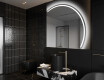 Espejo LED Media Luna Moderno - Iluminación de Estilo para Baño Q223
