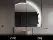 Espejo LED Media Luna Moderno - Iluminación de Estilo para Baño Q223 #3
