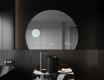 Espejo LED Media Luna Moderno - Iluminación de Estilo para Baño W221 #10