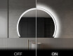 Espejo LED Media Luna Moderno - Iluminación de Estilo para Baño W222 #3