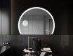 Espejo LED Media Luna Moderno - Iluminación de Estilo para Baño W222 #10