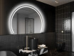 Espejo LED Media Luna Moderno - Iluminación de Estilo para Baño W223
