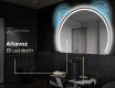 Espejo LED Media Luna Moderno - Iluminación de Estilo para Baño W223 #7