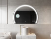 Espejo LED Media Luna Moderno - Iluminación de Estilo para Baño W223 #10