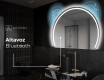 Espejo LED Media Luna Moderno - Iluminación de Estilo para Baño W223 #6
