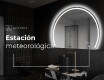 Espejo LED Media Luna Moderno - Iluminación de Estilo para Baño W223 #7