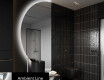 Espejo LED Media Luna Moderno - Iluminación de Estilo para Baño D221