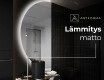 Espejo LED Media Luna Moderno - Iluminación de Estilo para Baño D221 #8