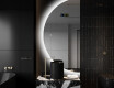 Espejo LED Media Luna Moderno - Iluminación de Estilo para Baño D221 #9