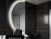 Espejo LED Media Luna Moderno - Iluminación de Estilo para Baño D222