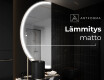 Espejo LED Media Luna Moderno - Iluminación de Estilo para Baño D222 #8