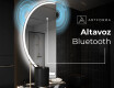 Espejo LED Media Luna Moderno - Iluminación de Estilo para Baño D222 #5