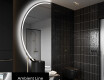 Espejo LED Media Luna Moderno - Iluminación de Estilo para Baño D223