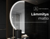 Espejo LED Media Luna Moderno - Iluminación de Estilo para Baño D223 #8