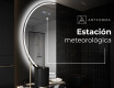 Espejo LED Media Luna Moderno - Iluminación de Estilo para Baño D223 #6
