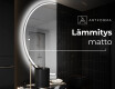 Espejo LED Media Luna Moderno - Iluminación de Estilo para Baño D223 #8