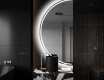 Espejo LED Media Luna Moderno - Iluminación de Estilo para Baño D223 #9