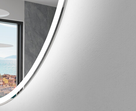 Espejo LED Media Luna Moderno - Iluminación de Estilo para Baño X222 #2
