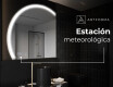 Espejo LED Media Luna Moderno - Iluminación de Estilo para Baño X222 #6