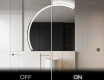 Espejo LED Media Luna Moderno - Iluminación de Estilo para Baño X222 #3