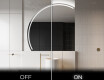 Espejo LED Media Luna Moderno - Iluminación de Estilo para Baño X223 #3