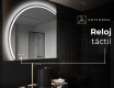 Espejo LED Media Luna Moderno - Iluminación de Estilo para Baño X223 #7