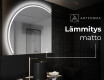 Espejo LED Media Luna Moderno - Iluminación de Estilo para Baño X223 #8