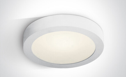 MORFI 2, lámpara de techo, 30 W, 3000 K, IP40, blanco