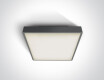 PIRNARI AN, lámpara de techo de 24 W, 3000 K, IP65, gris