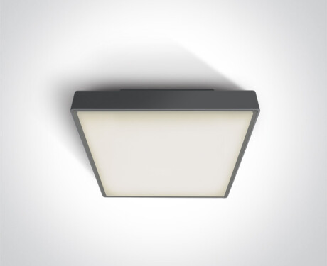 PIRNARI AN, lámpara de techo de 24 W, 3000 K, IP65, gris