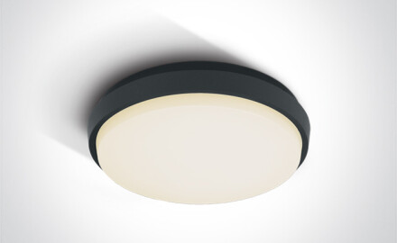 PIRNARI N, lámpara de techo de 16 W, 3000 K, IP65, blanca