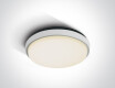 FASIDERI, lámpara de techo de 20 W, 3000 K, IP54, color antracita