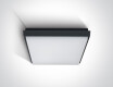 FASIDERI, lámpara de techo de 20 W, 3000 K, IP54, blanca