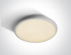 STAMATA 2, lámpara de techo, 30 W, 3000 K, IP54, blanco
