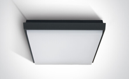 FASIDERI 2, lámpara de techo, 30 W, 3000 K, IP54, blanco