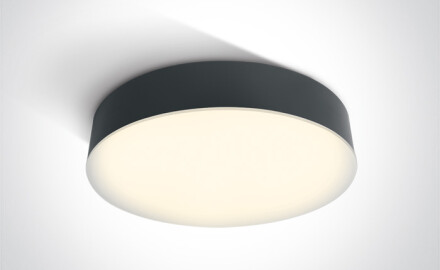 PASIO, lámpara de techo de 30 W, 3000 K, IP54, blanca