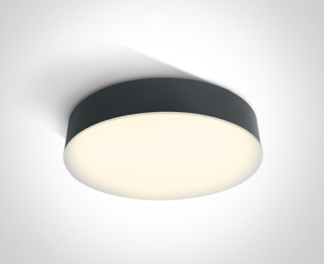 PASIO, lámpara de techo de 30 W, 3000 K, IP54, blanca