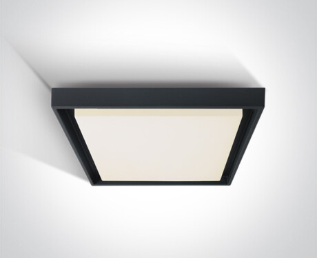 Lámpara de techo MOULKI de 30 W, 3000 K, IP54, blanca