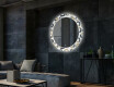 Espejos decorativos redondo salón con LED - donuts #2