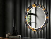 Espejos redondo decorativos grandes de pared para recibidor - autumn jungle #2